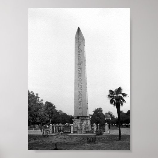  Turkije Istanbul Obelisk van Theodosius Poster (Voorkant)