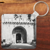 Turkije Istanbul Topkapi palace gate Postca Sleutelhanger (Achterkant)