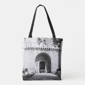 Turkije Istanbul Topkapi palace gate Postca Tote Bag (Achterkant)