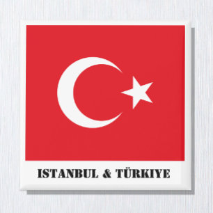 Turkije, Istanbul & Türkiye, Turkse Vlag Magneet