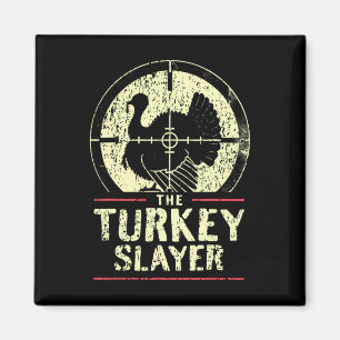 Turkije jacht in de kalkoenslager in Turkije jager Magneet