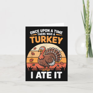Turkije Jacht op Vader Zoon Jager Thanksgiving Fun Kaart