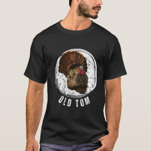 Turkije Jacht Shirt Oude Tom Gobbler Turkije Jacht