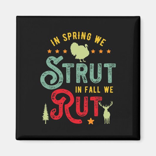 Turkije Jager voor In het voorjaar we Strut in de  Magneet (Voorkant)