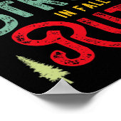 Turkije jager voor in het voorjaar we strut in Her Poster (Hoek)