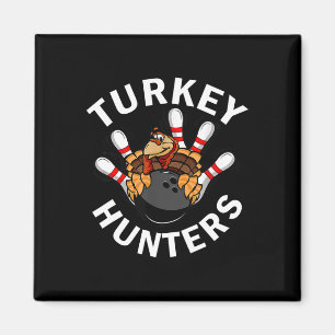 Turkije Jagers Bowling Funny Bowling Funny Thanksg Magneet
