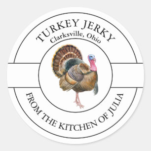 Turkije Jerky Label