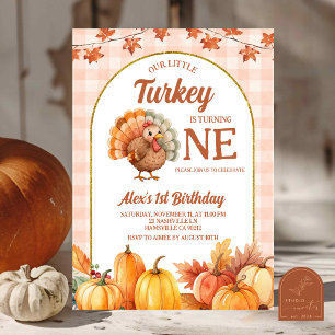 Turkije Jongen Baby Shower uitnodiging