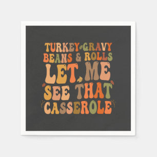 Turkije jus bonen & rollen Laat me die herfst zien Servet