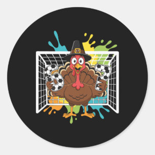 Turkije Keeper Voetbal 67 Zes Zeven Jongens Mannen Ronde Sticker