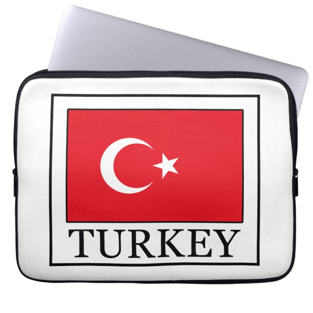 Turkije Laptop Sleeve (Voorkant)