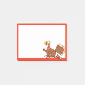 Turkije loopt voor het leven post-it® notes (Voorkant)