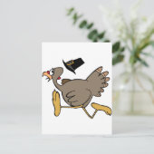 Turkije loopt vooruit feestdagenkaart (Staand voorkant)