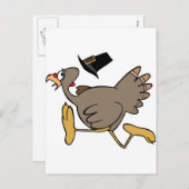 Turkije loopt vooruit feestdagenkaart (Voorkant / Achterkant)