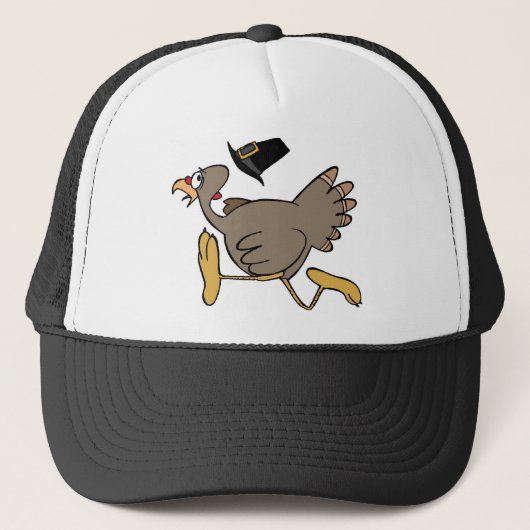Turkije loopt vooruit trucker pet (Voorkant)