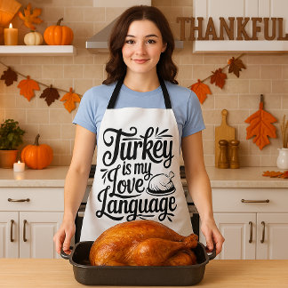 Turkije Lover Thanksgiving Foodie Meme Schort
