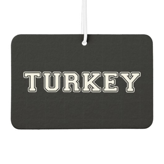 Turkije Luchtverfrisser (Voorkant)