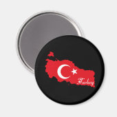 Turkije magneet (Voorkant / Achterkant)