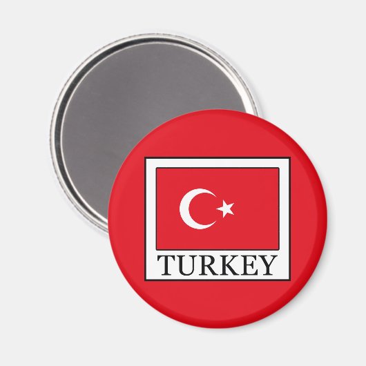 Turkije Magneet (Voorkant / Achterkant)