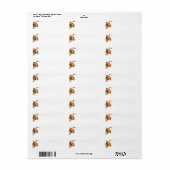 Turkije Meow Adresetiketten Etiket (Full Sheet)