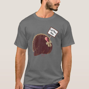 Turkije met gebarsten Thanksgiving Humor S T-shirt