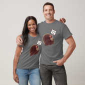 Turkije met gebarsten Thanksgiving Humor S T-shirt (Unisex)