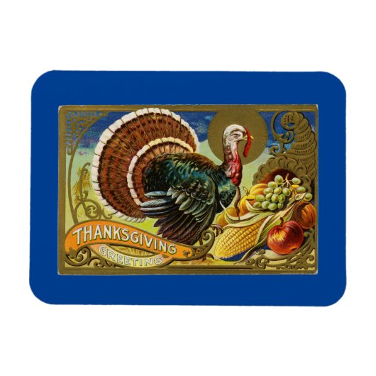 Turkije met kernkopie flexibel magneet (Horizontaal)