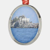 Turkije Metalen Ornament (Links)