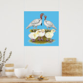 Turkije Mini White Poster (Keuken)