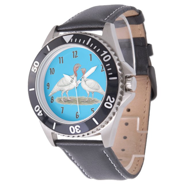 Turkije Mini Whites Horloge (Gekanteld)