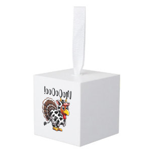 Turkije Moo Grappige Thanksgiving Fake Koe Moo Decoratie