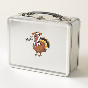 Turkije Moo Koe Grappige Thanksgiving Prestatie Sp