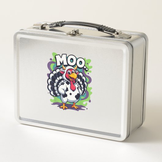 Turkije Moo Koe Grappige Thanksgiving - Schattige  (Voorkant)