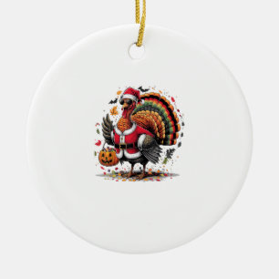 Turkije Moo Koe Kostuum Grappige Thanksgiving Hall Keramisch Ornament