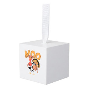 Turkije Moo Koe Kostuum Grappige Thanksgiving Turk Decoratie