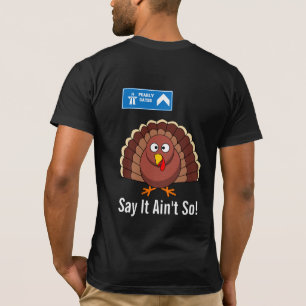 Turkije na Thanksgiving Cartoon T-shirt