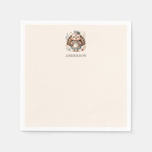 Turkije Naam toevoegen Servet (Voorkant)