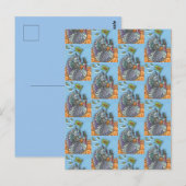 TURKIJE NATION USA, FUNNY THANKSGIVING POLITITITIS BRIEFKAART (Voorkant / Achterkant)