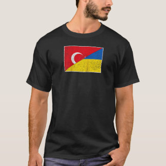TURKIJE OEKRAÏNE FLAG TURKIYE TURKISH OKRAINIAN NA T-SHIRT