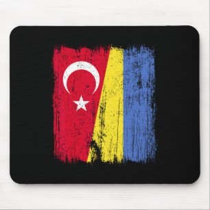 Turkije Oekraine Halve Vlag Turkse Oekraïense Erfg Muismat
