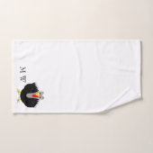 Turkije ontwerp met monogram bad handdoek (Handdoek)