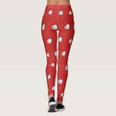 Turkije op rood leggings (Achterkant)