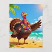 Turkije op vakantie op het strand briefkaart (Voorkant)