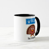 Turkije op weg naar de Pearly Gates Mok (Voorkant rechts)