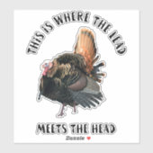 Turkije Oproep Jacht Grappig Quote Buitenshuis Len Sticker (Vel)