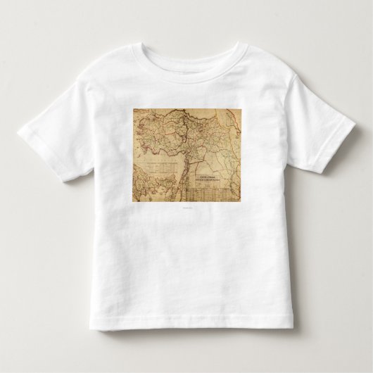 Turkije, Ottomaans RijkPanoramische KaartTurkije Kinder Shirts (Voorkant)