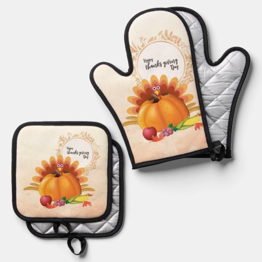 turkije ovenwant & pannenlap set (Voorkant / Achterkant)