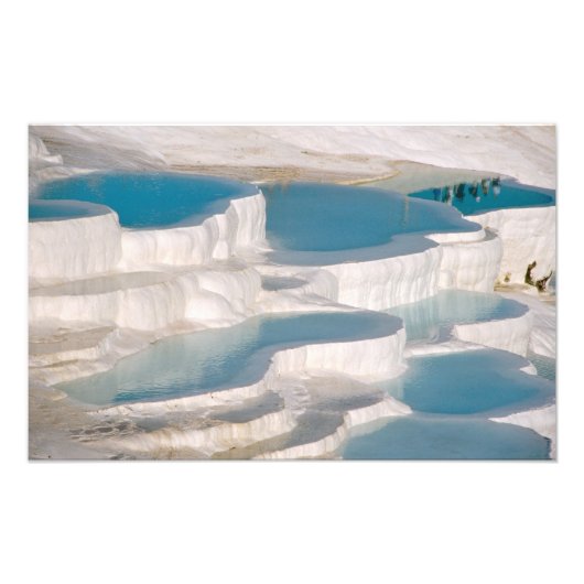 Turkije, Pamukkale Cotton Castle). Foto Afdruk (Voorkant)