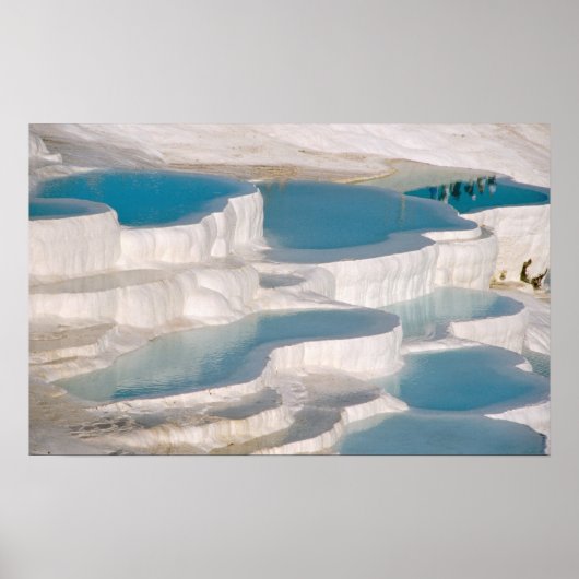 Turkije, Pamukkale Cotton Castle). Poster (Voorkant)