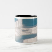 Turkije, Pamukkale Cotton Castle). Tweekleurige Koffiemok (Center)